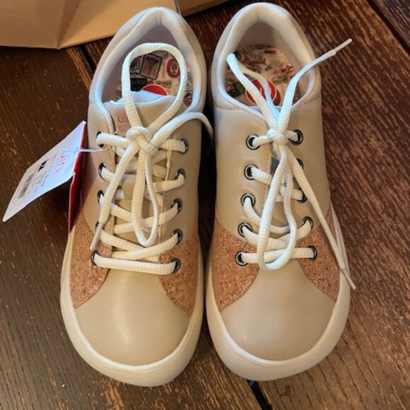 NWT NEW UIN Denia 1 Sesame Size 7 Womens Lace Up Retro Beige Hippie Comfy $215 - Picture 6 of 12